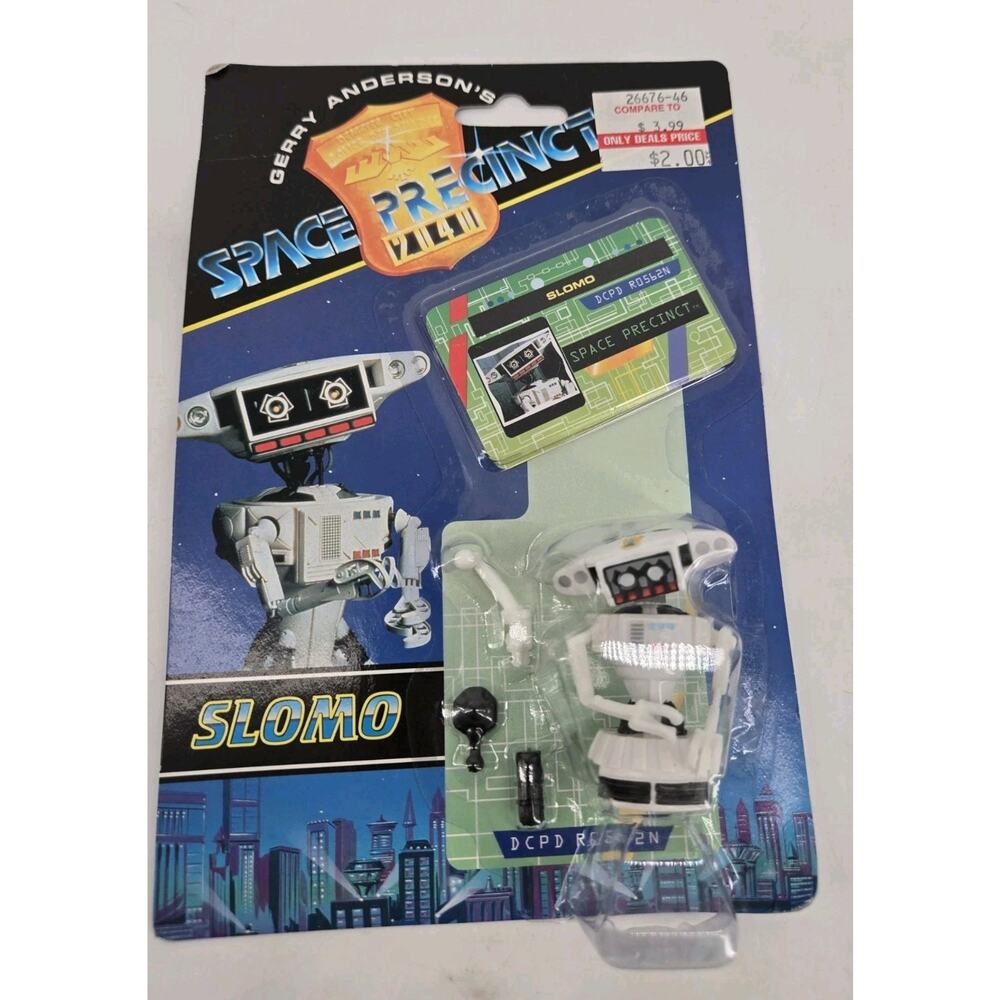 Vintage 1990s SLOMO Gerry Anderson's Space Precinct 2040 NOS ***Box Damage***